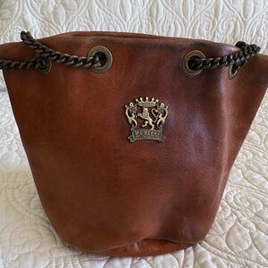 Pratesi Firenze leather bucket bag